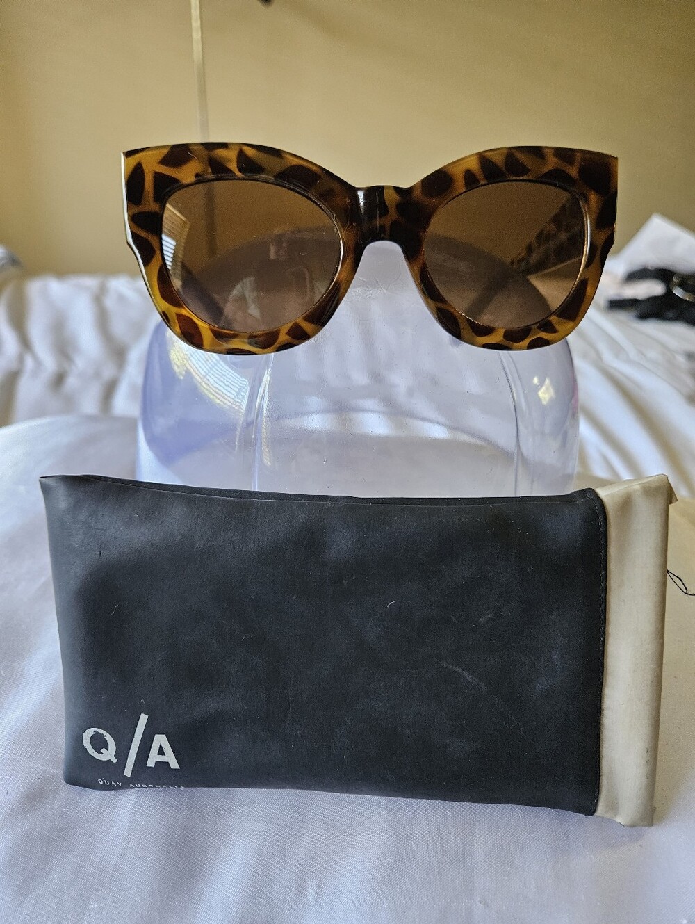 Quay Australia Northern Lights Cat Eye Sunglasses Tortoise